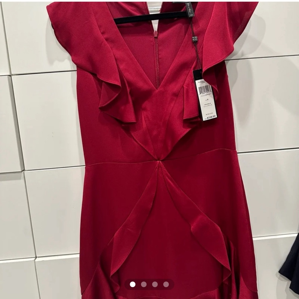 BCBG Max Azaria red cocktail dress NWT (size 8)